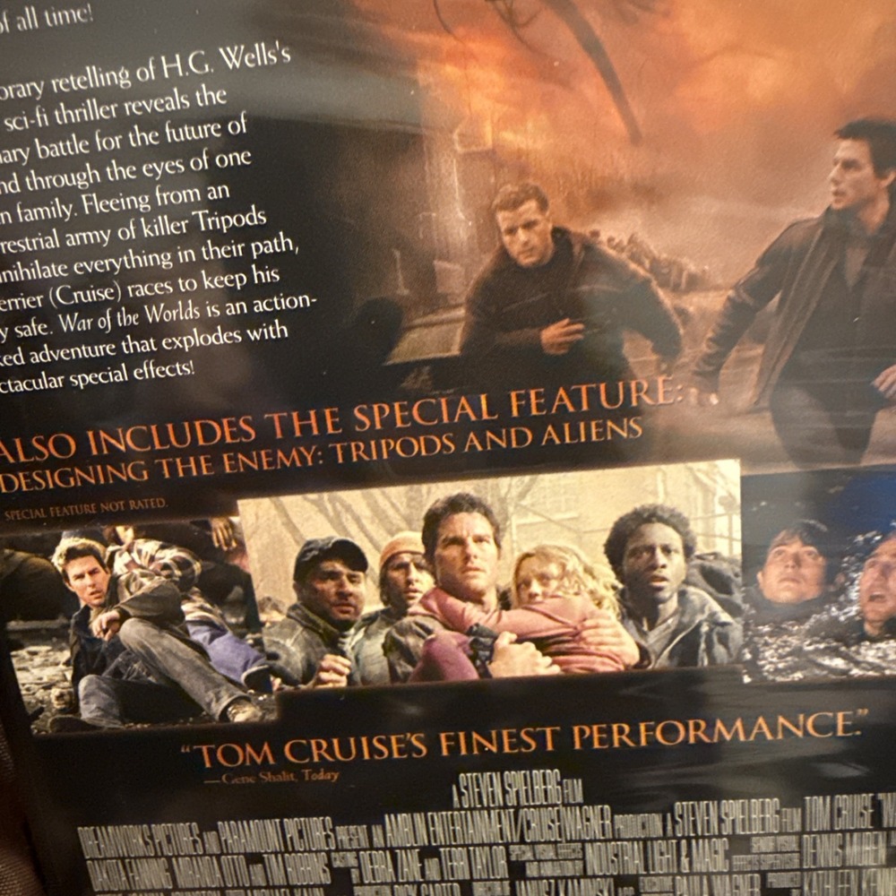 War of the Worlds‎ (DVD, 2005) New In Shrinkwrap - Picture 6 of 6